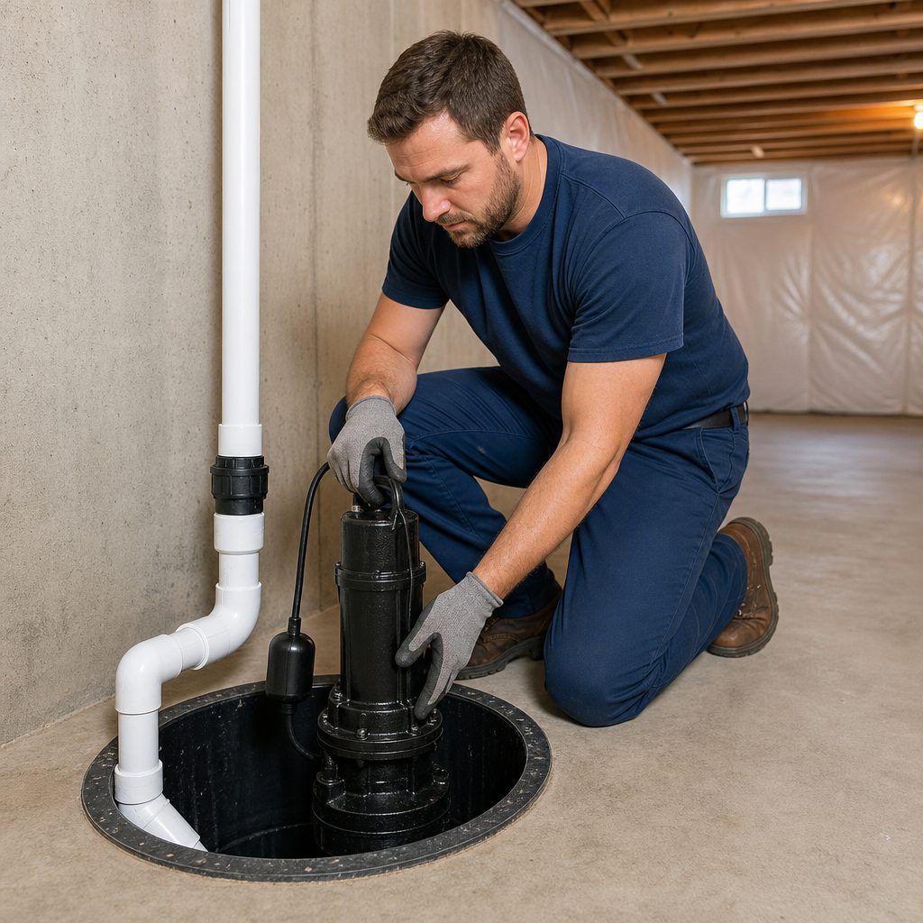 Sump Pump in El Dorado — Do You Need One and What Sunflower Installs